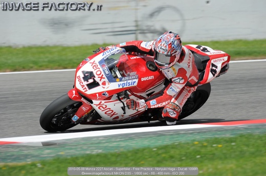 2010-05-08 Monza 2227 Ascari - Superbike - Free Practice - Noriyuki Haga - Ducati 1098R